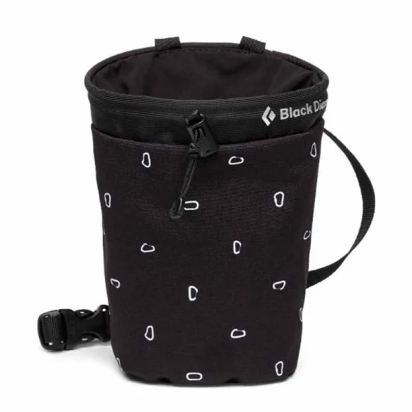 remise en ligne Black Diamond Gym Chalk Bag /noir Carabiner Motif 1