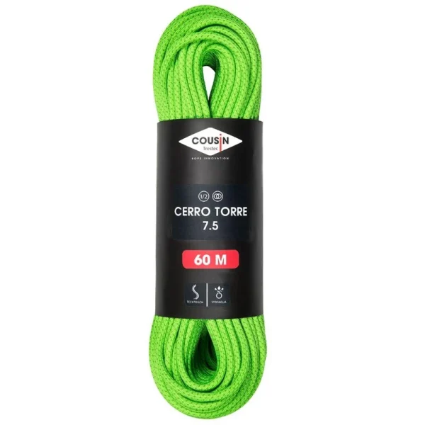 Cerro Torre 7,5 Mm X 60 M Stop Aqua /vert Citrus Top ventes 1