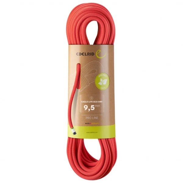 Edelrid Eagle Lite Eco Dry 9,5MM 80M /fluo Corail grande promotion 1