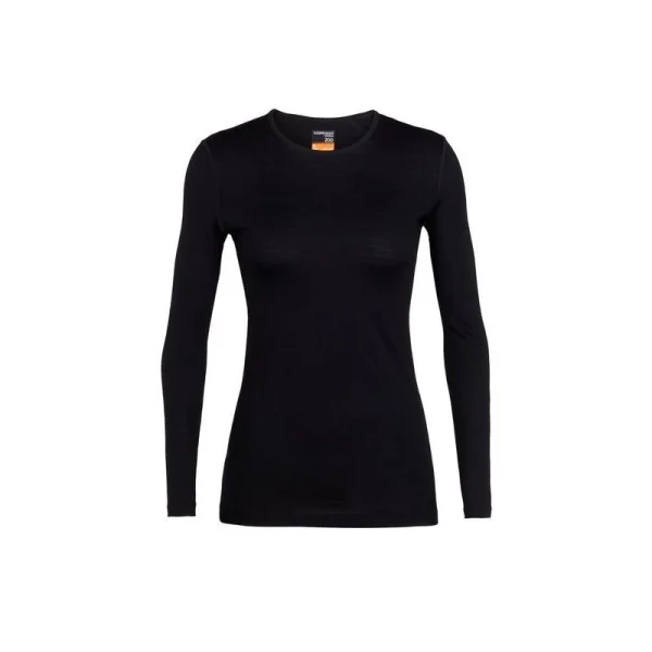 Meilleure affaire 👍 Icebreaker 200 Oasis Long Sleeve Crewe – Sous-vêtement mérinos femme I Hardloop 🤩 Satisfait ou Remboursé 3
