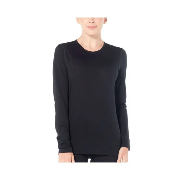 Meilleure affaire 👍 Icebreaker 200 Oasis Long Sleeve Crewe – Sous-vêtement mérinos femme I Hardloop 🤩 Satisfait ou Remboursé 4