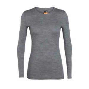 Meilleure affaire 👍 Icebreaker 200 Oasis Long Sleeve Crewe – Sous-vêtement mérinos femme I Hardloop 🤩 Satisfait ou Remboursé 23
