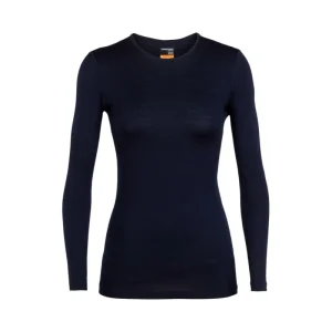 Meilleure affaire 👍 Icebreaker 200 Oasis Long Sleeve Crewe – Sous-vêtement mérinos femme I Hardloop 🤩 Satisfait ou Remboursé 25