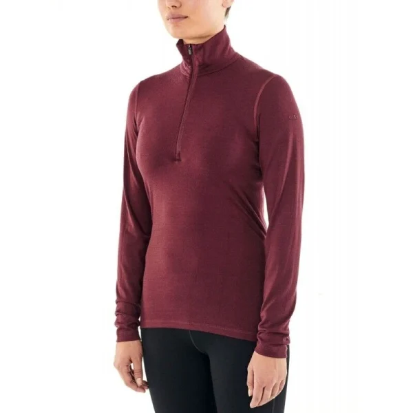 Remise 🎁 Icebreaker 200 Oasis Long Sleeve Half Zip – Sous-vêtement mérinos femme I Hardloop 🎉 luxe soldes 6
