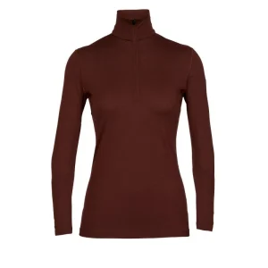 Remise 🎁 Icebreaker 200 Oasis Long Sleeve Half Zip – Sous-vêtement mérinos femme I Hardloop 🎉 luxe soldes 30