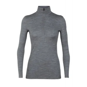 Remise 🎁 Icebreaker 200 Oasis Long Sleeve Half Zip – Sous-vêtement mérinos femme I Hardloop 🎉 luxe soldes 28