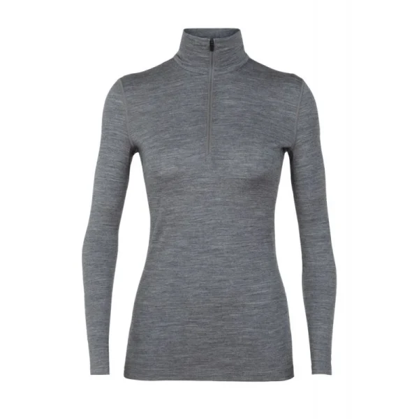 Remise 🎁 Icebreaker 200 Oasis Long Sleeve Half Zip – Sous-vêtement mérinos femme I Hardloop 🎉 luxe soldes 10
