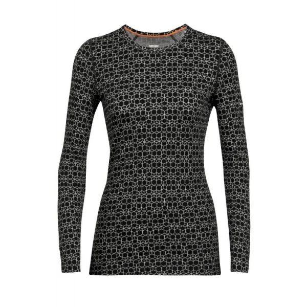 grande popularité Vente flash ⌛ Icebreaker 250 Vertex LS Crewe Alpine Geo – Sous-vêtement mérinos femme 😍 1