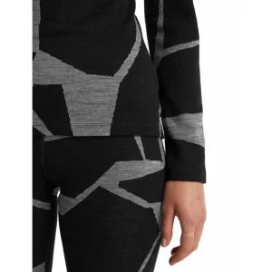 soldes magasin Promo 🎁 Icebreaker 250 Vertex LS Crewe Landscapes – Sous-vêtement mérinos femme I Hardloop ✔️ 25