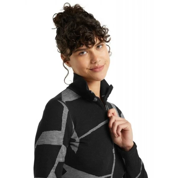 Bon marché ✨ Icebreaker 250 Vertex LS Half Zip Landscapes – Sous-vêtement mérinos femme I Hardloop 🛒 marques pas cher 4