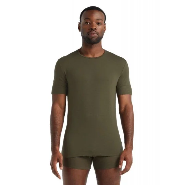 Promotio de vente Offres 🎉 Icebreaker Anatomica Short Sleeve Crewe en Mérinos – T-shirt en laine mérinos homme I Hardloop 😍 1