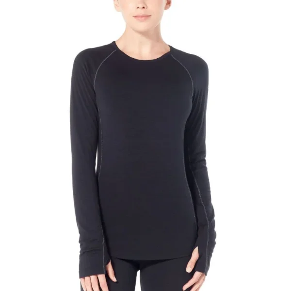 Promo 😀 Icebreaker 200 Zone LS Crewe – Maillot femme 👍 Prestation Et Rapide 3