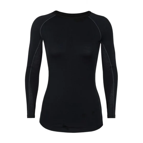 Promo 😀 Icebreaker 200 Zone LS Crewe – Maillot femme 👍 Prestation Et Rapide 1