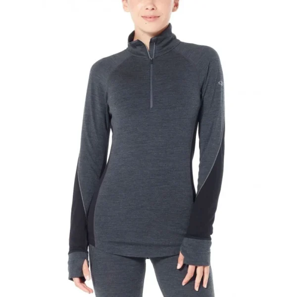 Grosses soldes 🎁 Icebreaker Bodyfitzone 260 Zone Long Sleeve Half Zip – Sous-vêtement mérinos femme I Hardloop 👍 magasins pour 7