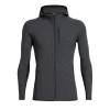 Promo ❤️ Icebreaker Descender LS Zip Hood – Polaire en laine mérinos homme I Hardloop 🛒 nouveau produit 7