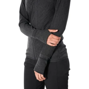 Meilleure vente 🤩 Icebreaker Descender LS Zip Hood – Sweatshirt en laine mérinos femme I Hardloop 🛒 soldes officiel 20