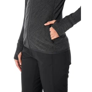 Meilleure vente 🤩 Icebreaker Descender LS Zip Hood – Sweatshirt en laine mérinos femme I Hardloop 🛒 soldes officiel 22