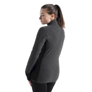 REMISE allant jusqu. Offres 🔔 Icebreaker Descender LS Zip – Polaire en laine mérinos femme I Hardloop 👍 12