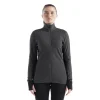 Offres 🔔 Icebreaker Descender LS Zip – Polaire en laine mérinos femme I Hardloop 👍 qualité supérieure 25