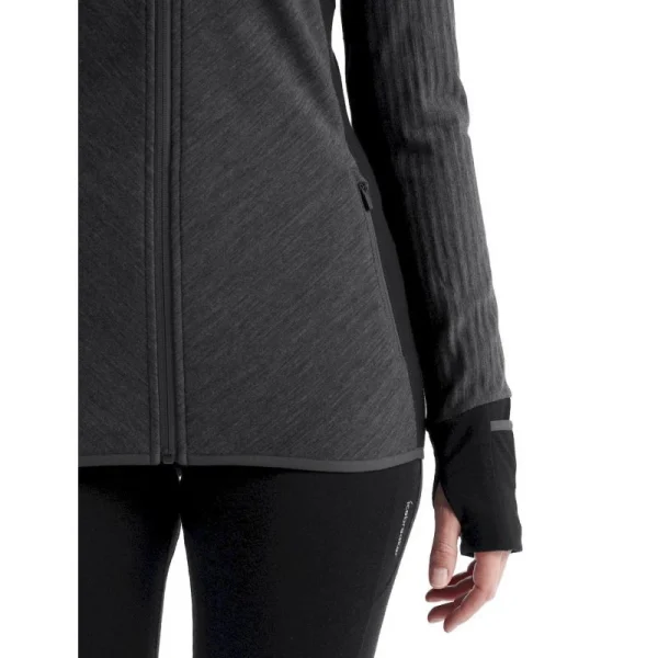 REMISE allant jusqu. Offres 🔔 Icebreaker Descender LS Zip – Polaire en laine mérinos femme I Hardloop 👍 7