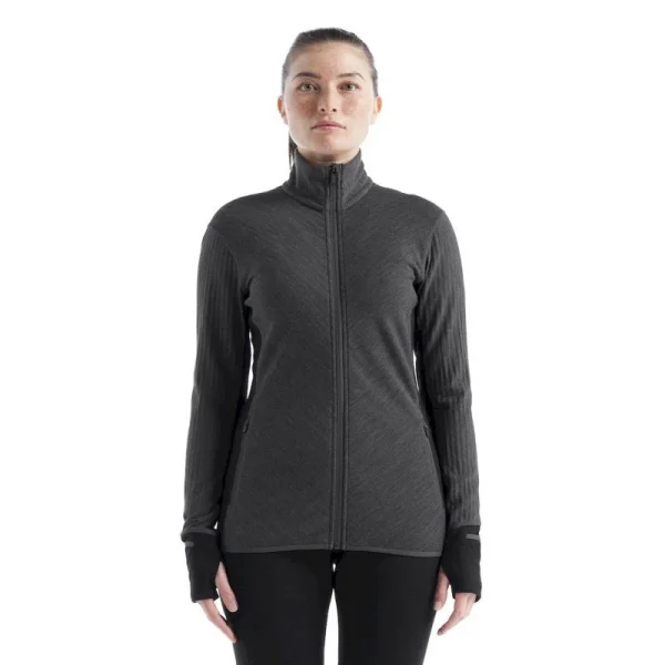 REMISE allant jusqu. Offres 🔔 Icebreaker Descender LS Zip – Polaire en laine mérinos femme I Hardloop 👍 1