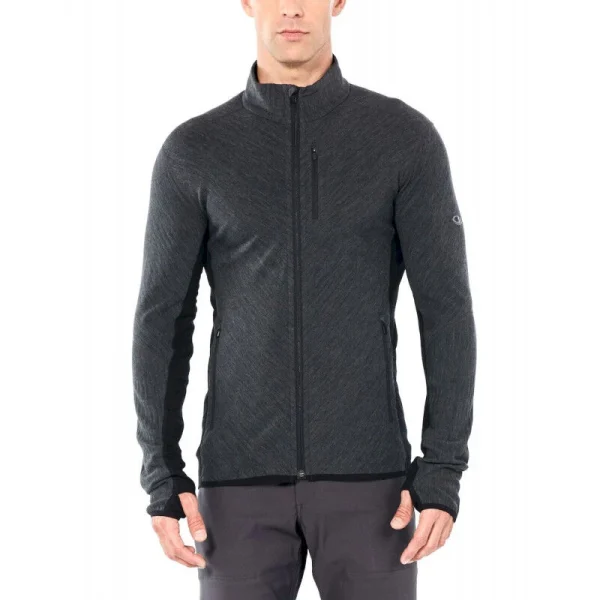 Offres 😉 Icebreaker Descender LS Zip – Polaire en laine mérinos homme I Hardloop 🎉 REMISE allant 3