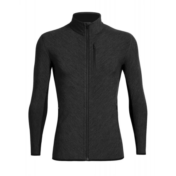 Offres 😉 Icebreaker Descender LS Zip – Polaire en laine mérinos homme I Hardloop 🎉 REMISE allant 14