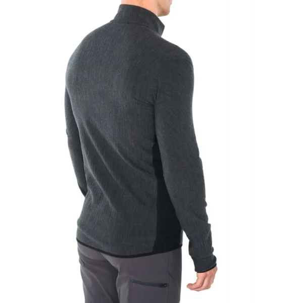 Offres 😉 Icebreaker Descender LS Zip – Polaire en laine mérinos homme I Hardloop 🎉 REMISE allant 30