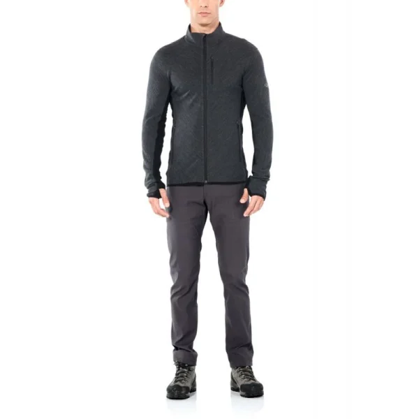 Offres 😉 Icebreaker Descender LS Zip – Polaire en laine mérinos homme I Hardloop 🎉 REMISE allant 33