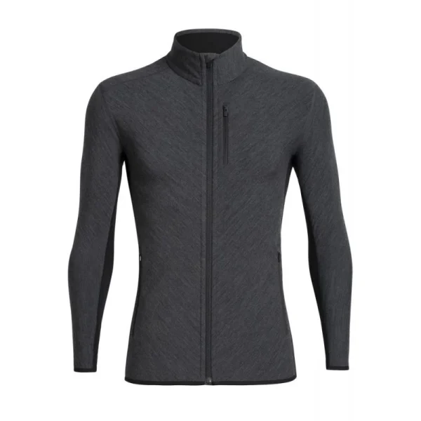 Offres 😉 Icebreaker Descender LS Zip – Polaire en laine mérinos homme I Hardloop 🎉 REMISE allant 34