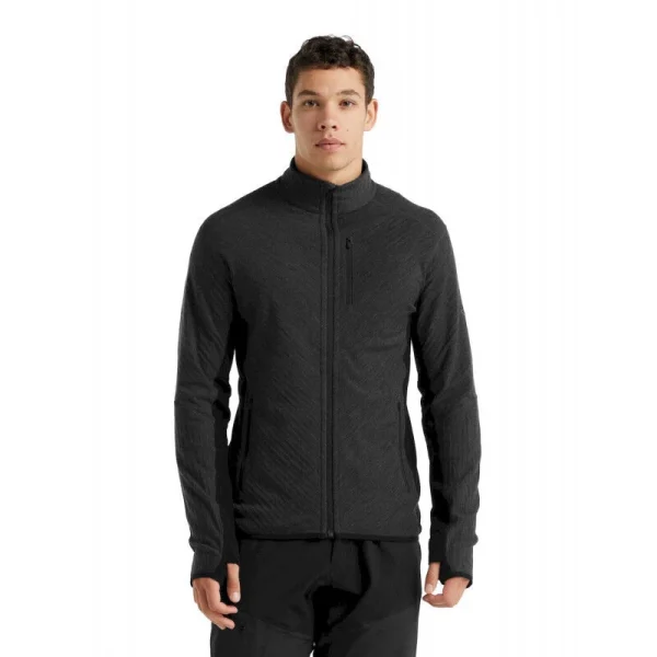 Offres 😉 Icebreaker Descender LS Zip – Polaire en laine mérinos homme I Hardloop 🎉 REMISE allant 9