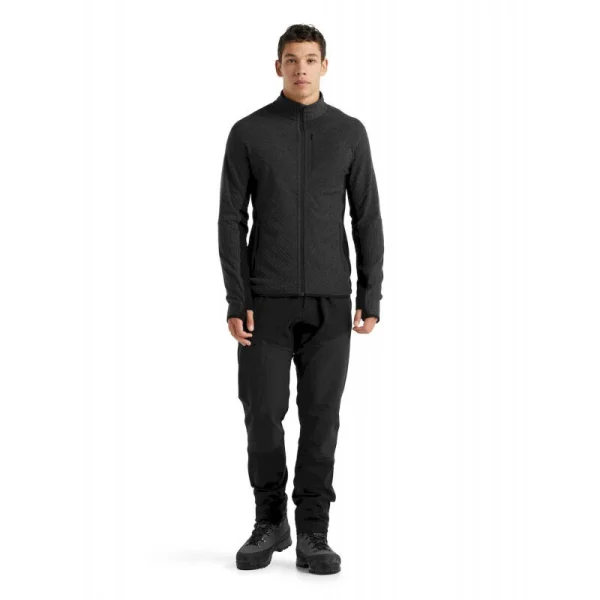 Offres 😉 Icebreaker Descender LS Zip – Polaire en laine mérinos homme I Hardloop 🎉 REMISE allant 11