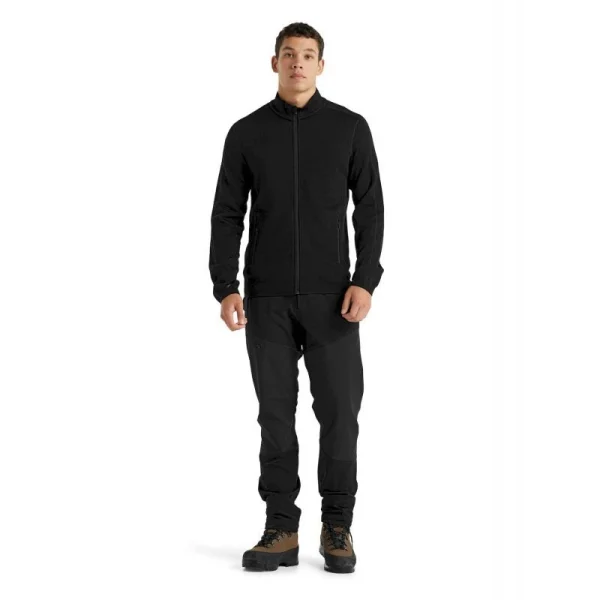 pas cher Meilleur prix 😀 Icebreaker Elemental LS Zip – Polaire en laine mérinos homme I Hardloop 🛒 5