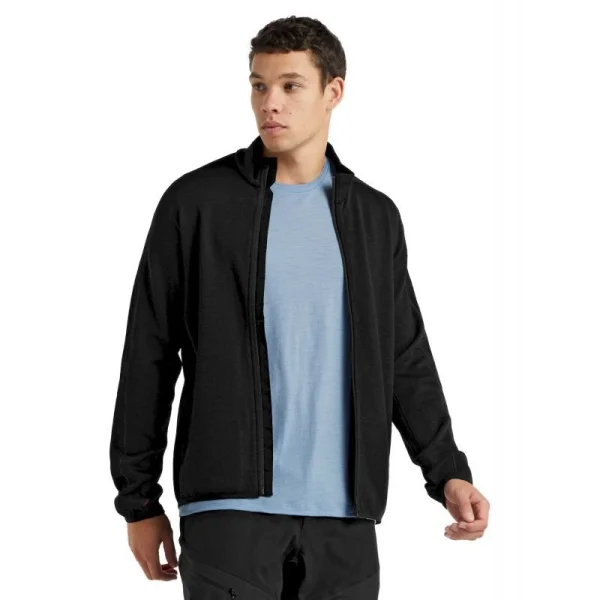 pas cher Meilleur prix 😀 Icebreaker Elemental LS Zip – Polaire en laine mérinos homme I Hardloop 🛒 6