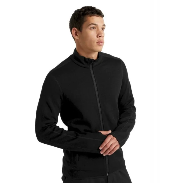 pas cher Meilleur prix 😀 Icebreaker Elemental LS Zip – Polaire en laine mérinos homme I Hardloop 🛒 7