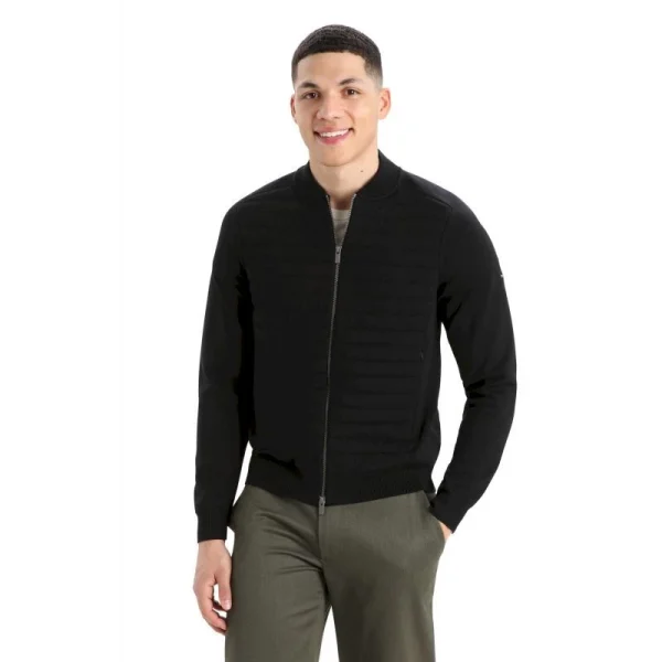 Acheter 🎁 Icebreaker ICL ZoneKnit Insulated Knit Bomber – Sweatshirt en laine mérinos homme 🧨 prix le plus bas 3