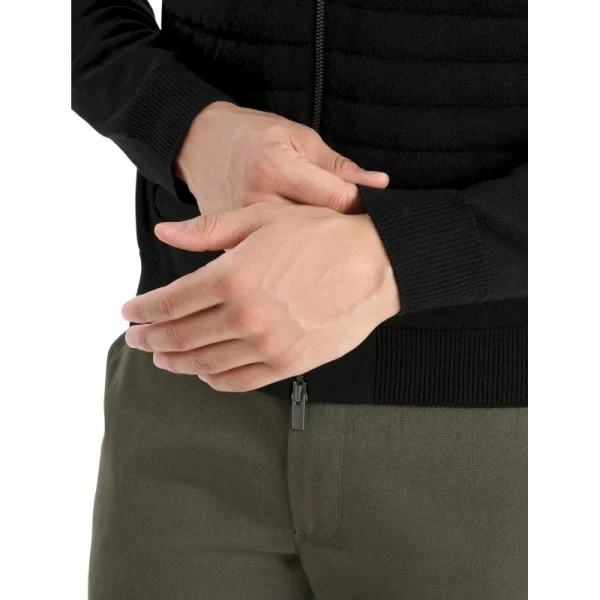 Acheter 🎁 Icebreaker ICL ZoneKnit Insulated Knit Bomber – Sweatshirt en laine mérinos homme 🧨 prix le plus bas 6