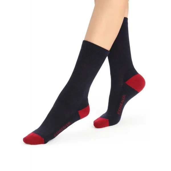 le grand escompte Meilleure affaire 😉 Icebreaker Lifestyle Light Crew – Chaussettes en laine mérinos femme I Hardloop 🤩 3