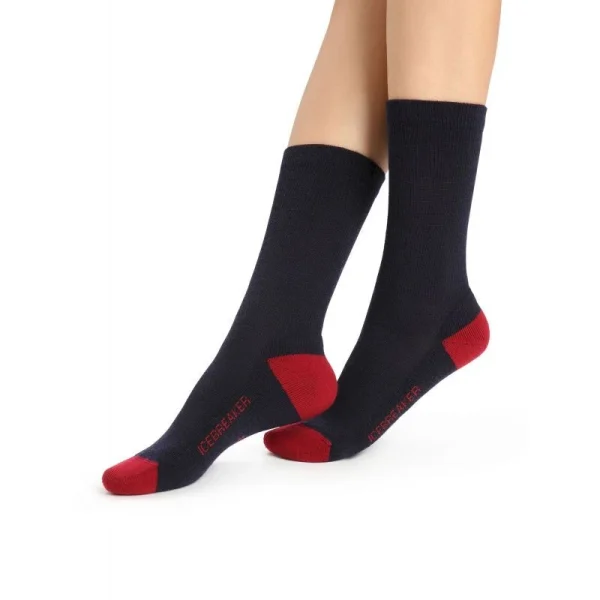le grand escompte Meilleure affaire 😉 Icebreaker Lifestyle Light Crew – Chaussettes en laine mérinos femme I Hardloop 🤩 4