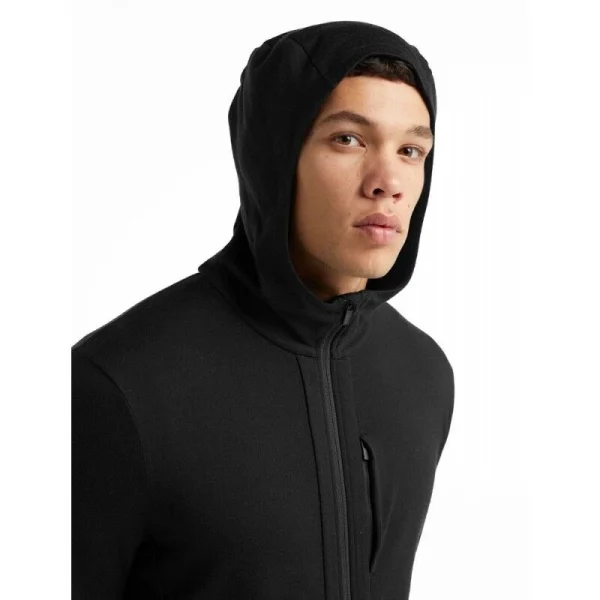 a Prix Discount Acheter 💯 Icebreaker Quantum III LS Zip Hood – Polaire en laine mérinos homme I Hardloop 🧨 5