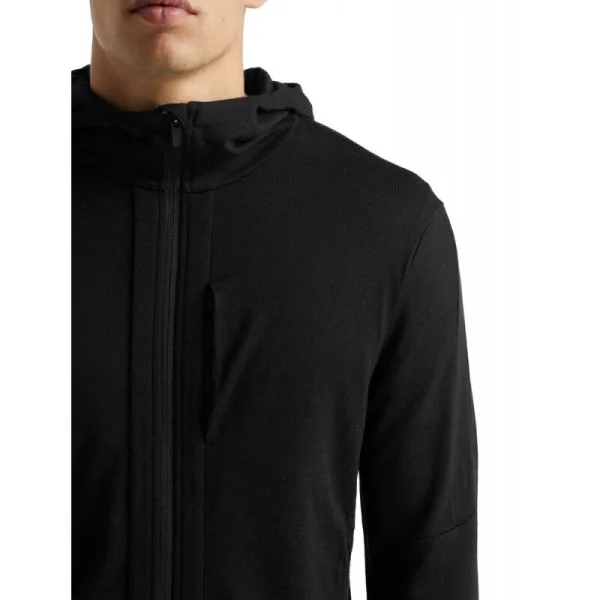 a Prix Discount Acheter 💯 Icebreaker Quantum III LS Zip Hood – Polaire en laine mérinos homme I Hardloop 🧨 8