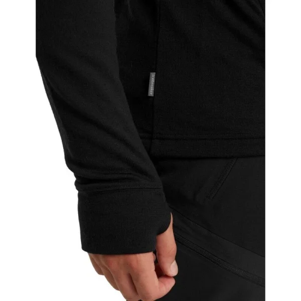 a Prix Discount Acheter 💯 Icebreaker Quantum III LS Zip Hood – Polaire en laine mérinos homme I Hardloop 🧨 10
