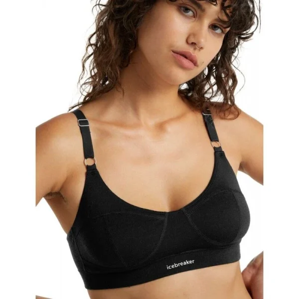 marque pas cher Promo 🎁 Icebreaker Queens Clasp Bra – Brassière de sport femme 🧨 4