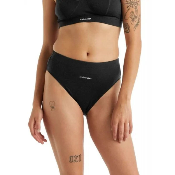 De gros 🔥 Icebreaker Queens High Cut Brief – Sous-vêtement mérinos femme I Hardloop 🌟 Livraison internationale 1
