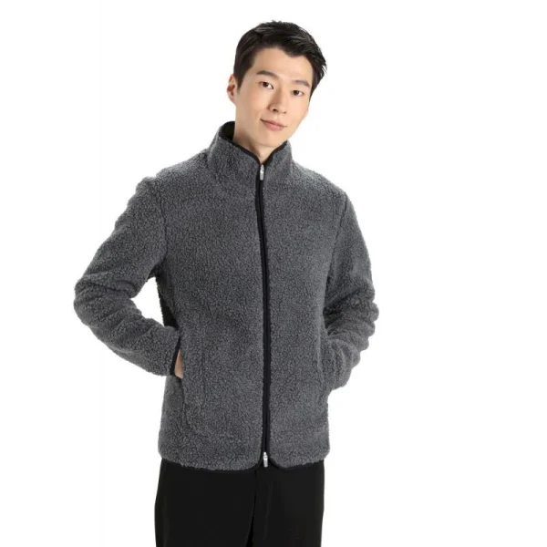 Offres 🥰 Icebreaker RealFleece High Pile LS Zip – Polaire en laine mérinos homme 🧨 grossiste 3