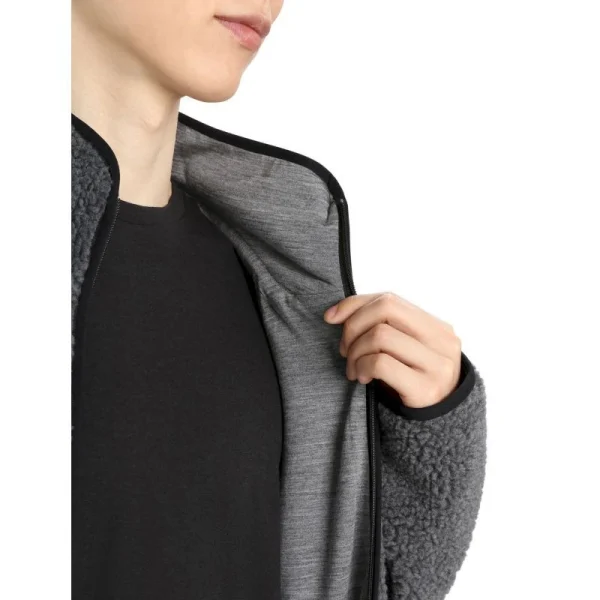 Offres 🥰 Icebreaker RealFleece High Pile LS Zip – Polaire en laine mérinos homme 🧨 grossiste 9
