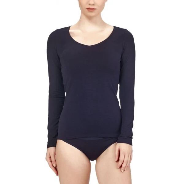 Vente flash 👍 Icebreaker Siren Long Sleeve Sweetheart – T-shirt en laine mérinos femme I Hardloop ⭐ garantie de qualité 4