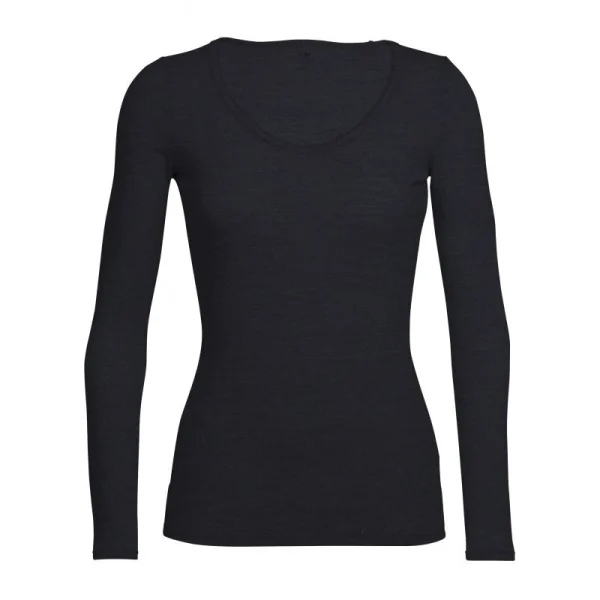 Vente flash 👍 Icebreaker Siren Long Sleeve Sweetheart – T-shirt en laine mérinos femme I Hardloop ⭐ garantie de qualité 1