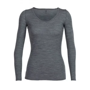 Vente flash 👍 Icebreaker Siren Long Sleeve Sweetheart – T-shirt en laine mérinos femme I Hardloop ⭐ garantie de qualité 13