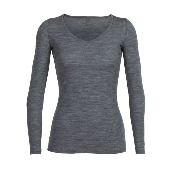 Vente flash 👍 Icebreaker Siren Long Sleeve Sweetheart – T-shirt en laine mérinos femme I Hardloop ⭐ garantie de qualité 5